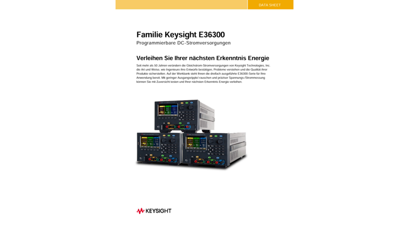 Familie Keysight E36300